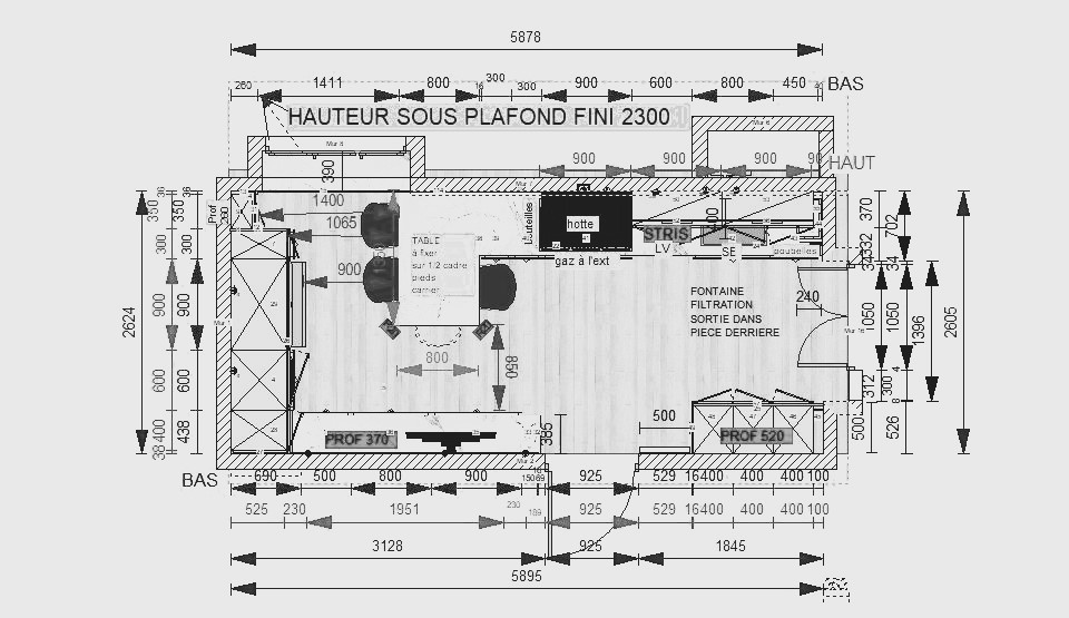 plan coté